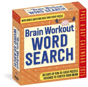 Page a day word search calendar 2025 picture