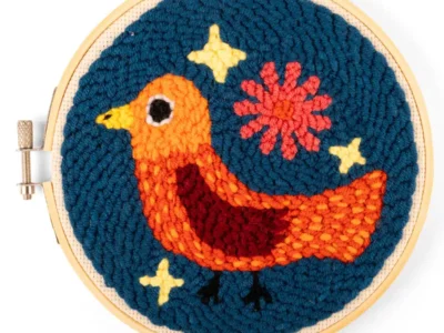 Punch needle bird image