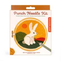 punch needle hare image