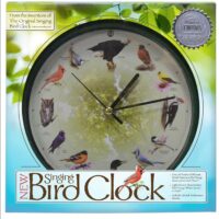 original singing bird clock 13 inch