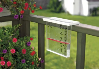 waterfall rain gauge image