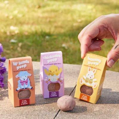 Easter gift. Wildflower Seed Balls for Easter at Northwest Nature Shop, Ashland Oregon