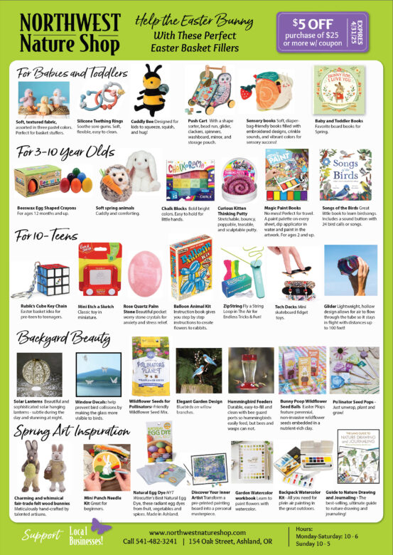Northwest Nature Shop Favorite Spring Gifts 2025 Ashland Oregon
