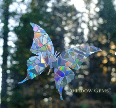 Butterfly window gems