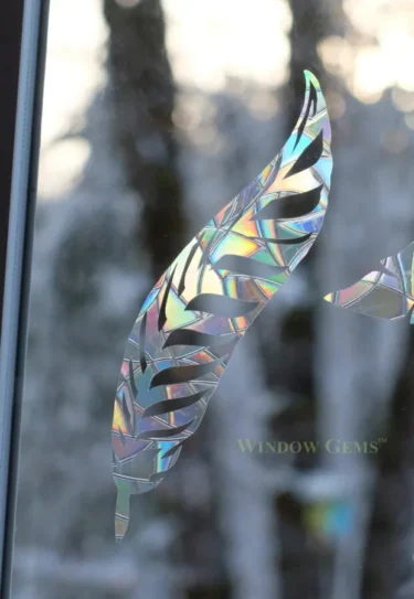feathers window gems