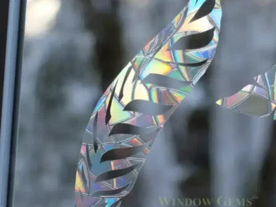 feathers window gems