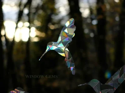 hummingbird window gems